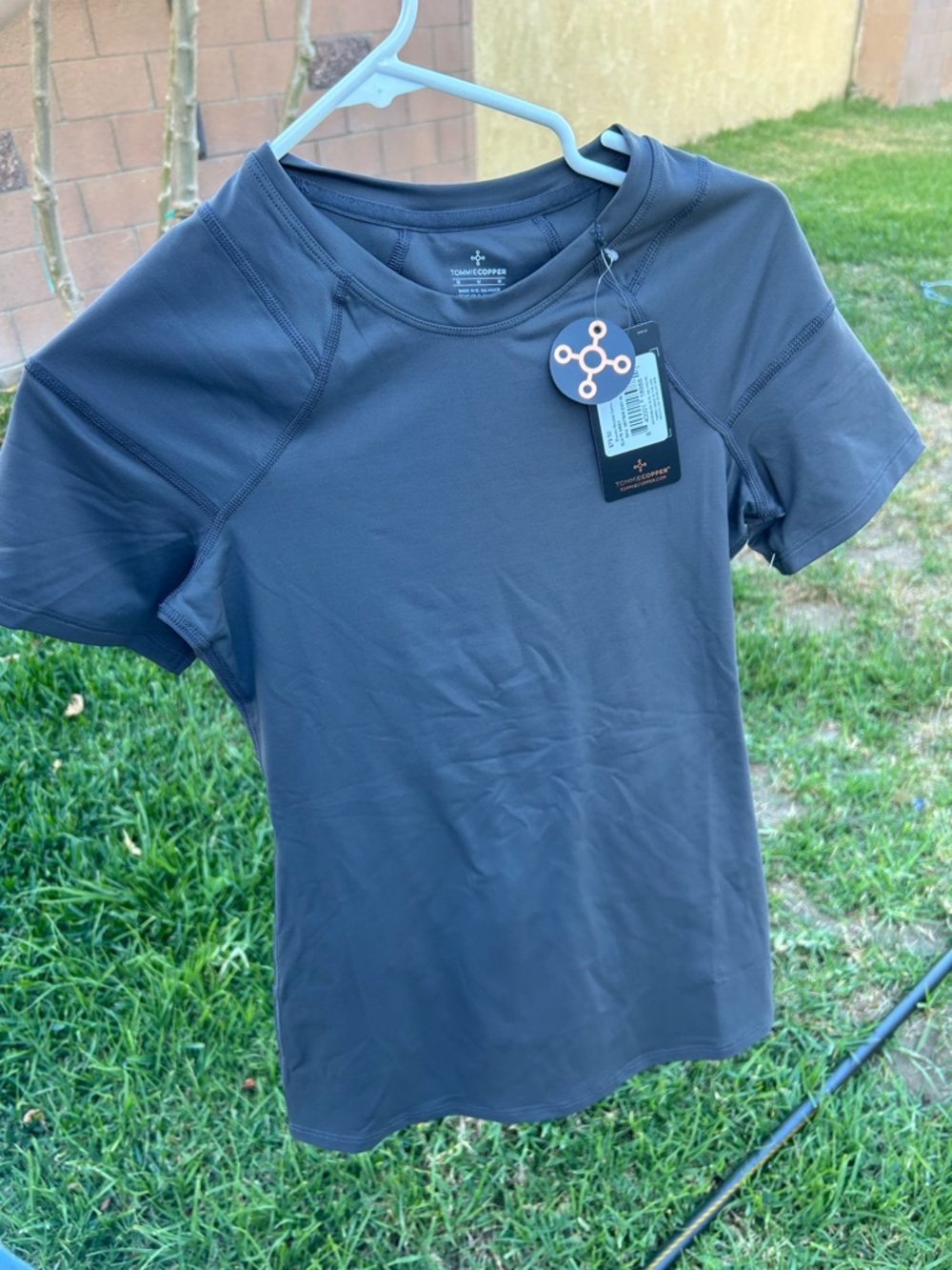 Tommie Copper Women's Short-Sleeve Performance Tee - Charcoal Gray